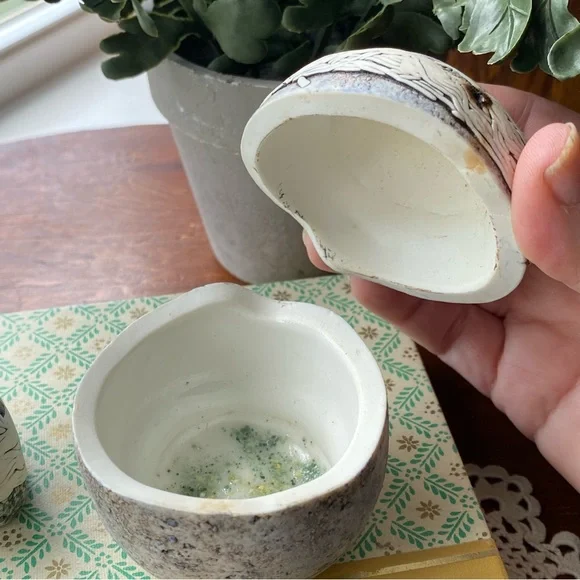 Incense Burners Handcrafted Porcelain Ceramic Art with Faces EUC - Picture 8 of 16